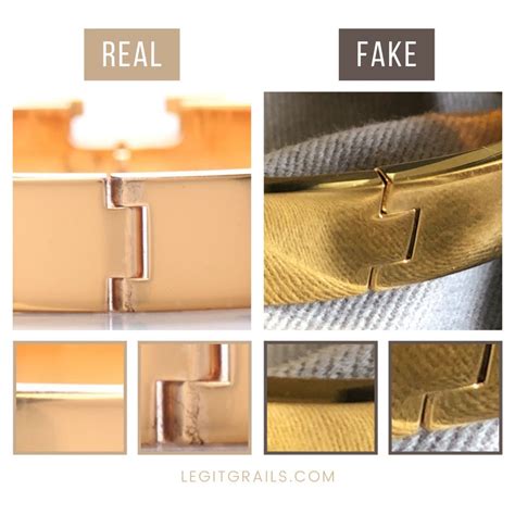 hermes clic h fake vs real|hermes clic clac h false.